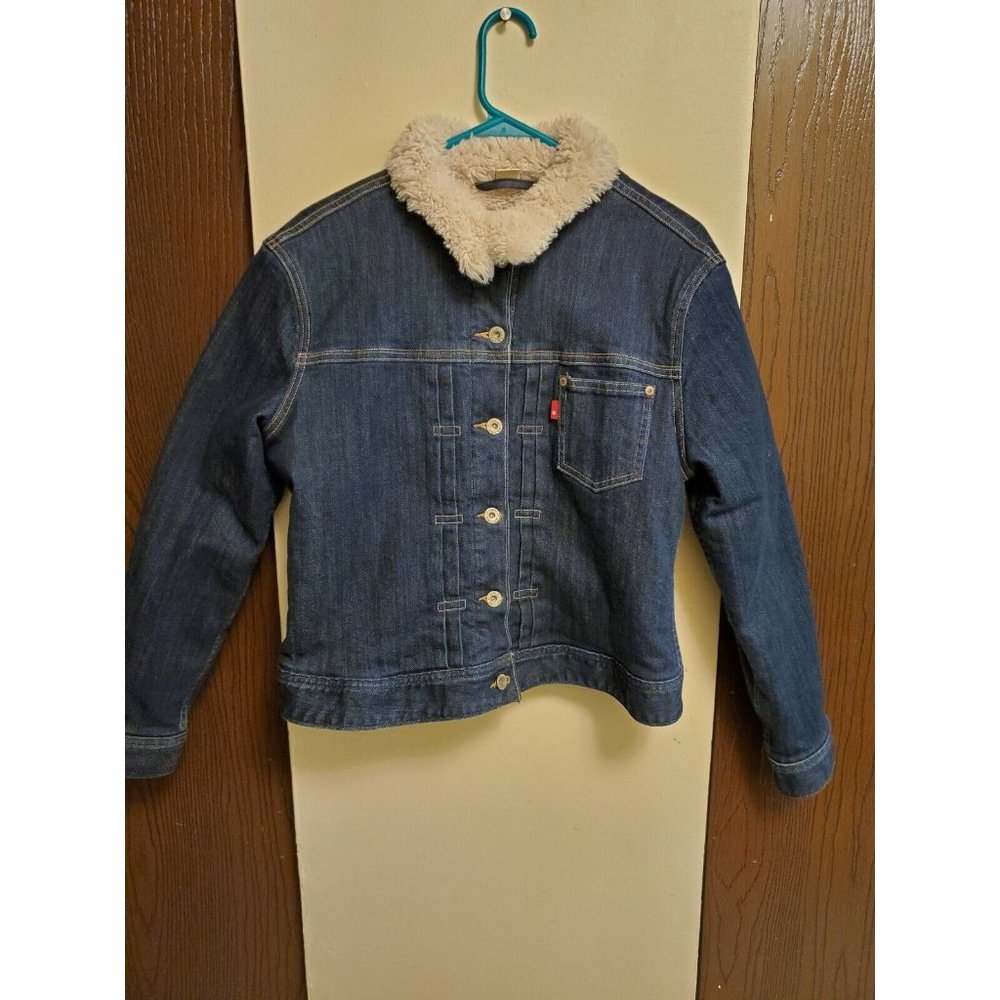 Kids Size xl Levi Fur Jean Jacket